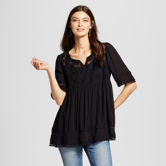 knox rose peasant top